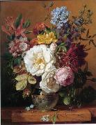 Floral, beautiful classical still life of flowers.138